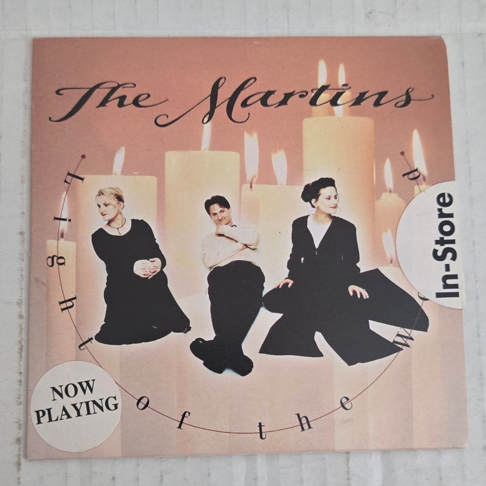 The Martins Light Of The World 1997 Promo CD Advance Christmas Vintage Gospel
